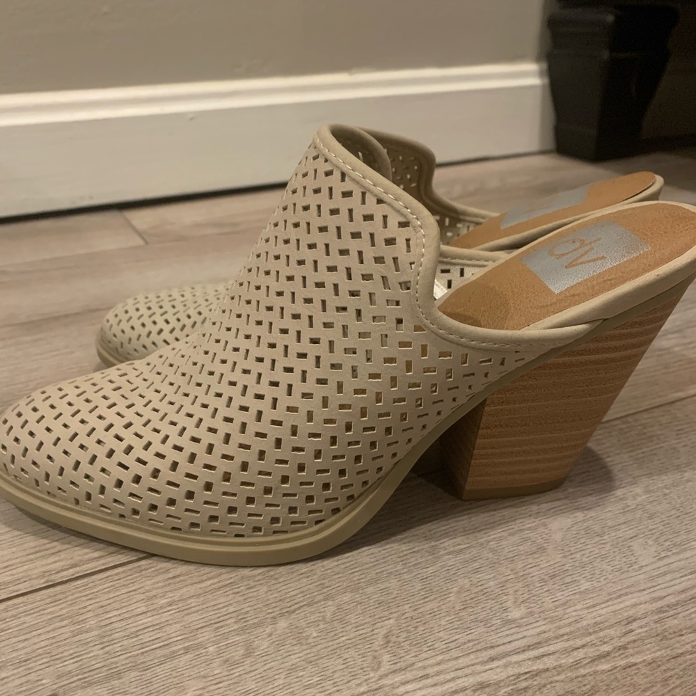 Beige Mule heels